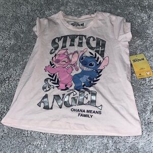 Disney Pink Stitch Tee